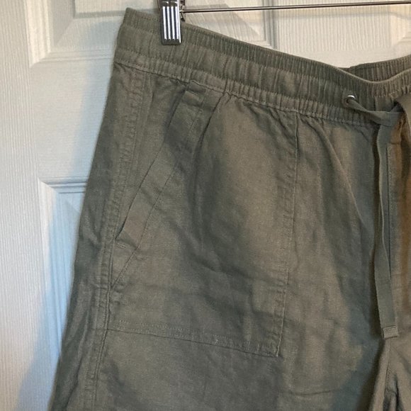 Nautica Green Linen Shorts - NWT - Picture 5 of 10
